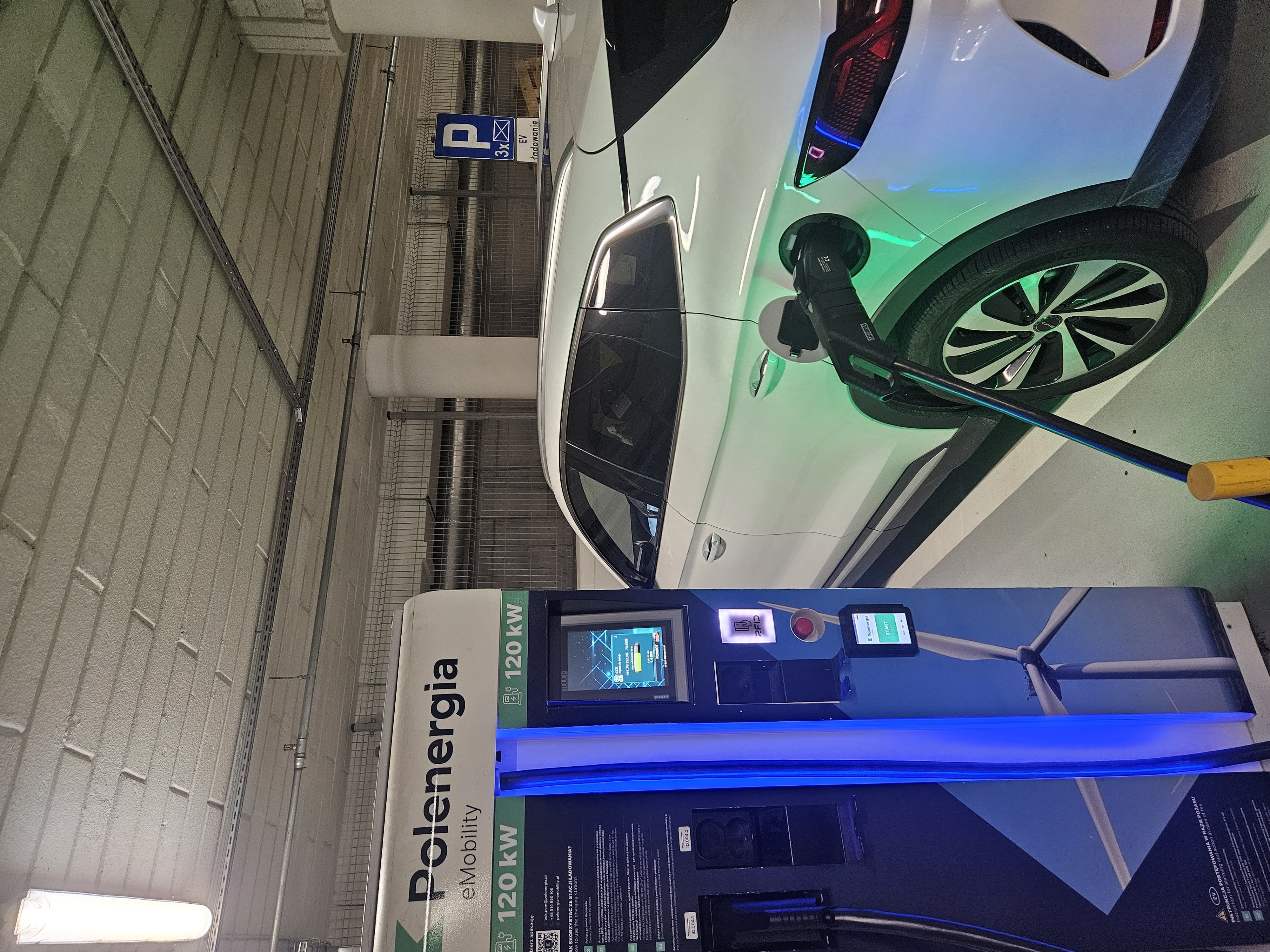Подключение переходника CCS2-GB/T к зарядному терминалу