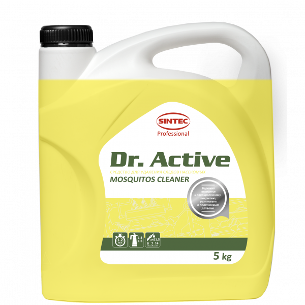 Автошампунь Sintec Dr. Active Mosquitos Cleaner 1-5 кг