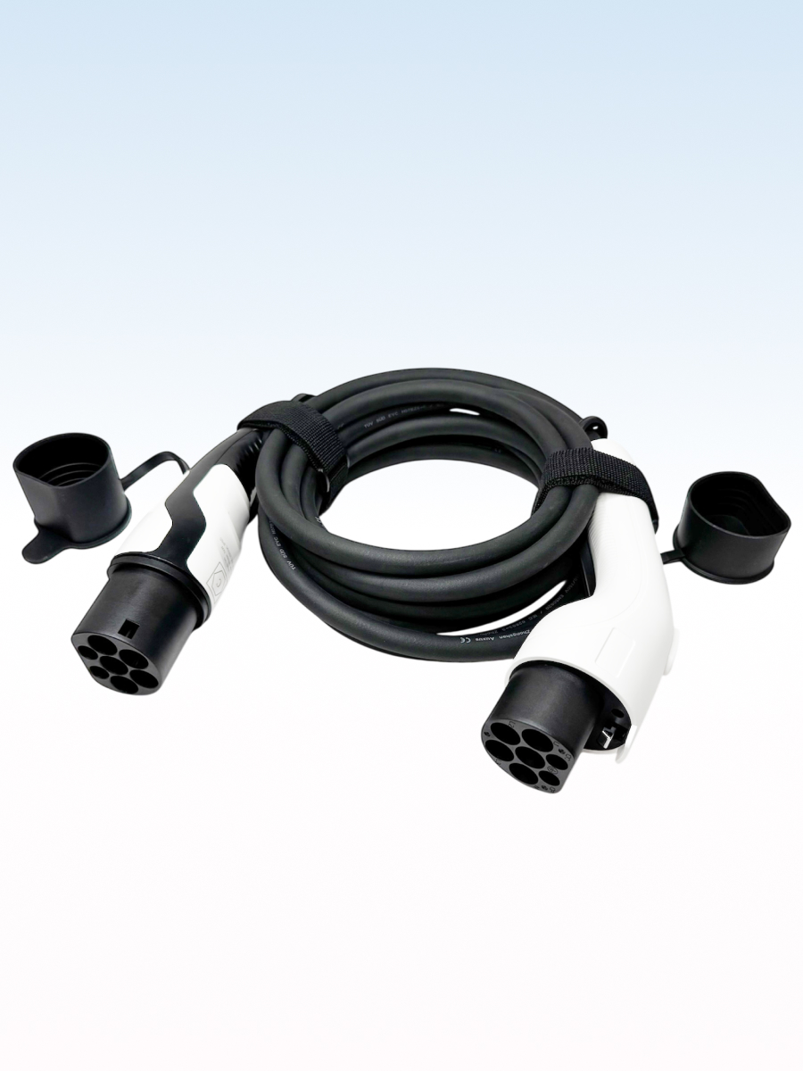 Кабель для зарядки электромобиля TYPE 2-GBT на 7 м и 7 кВт