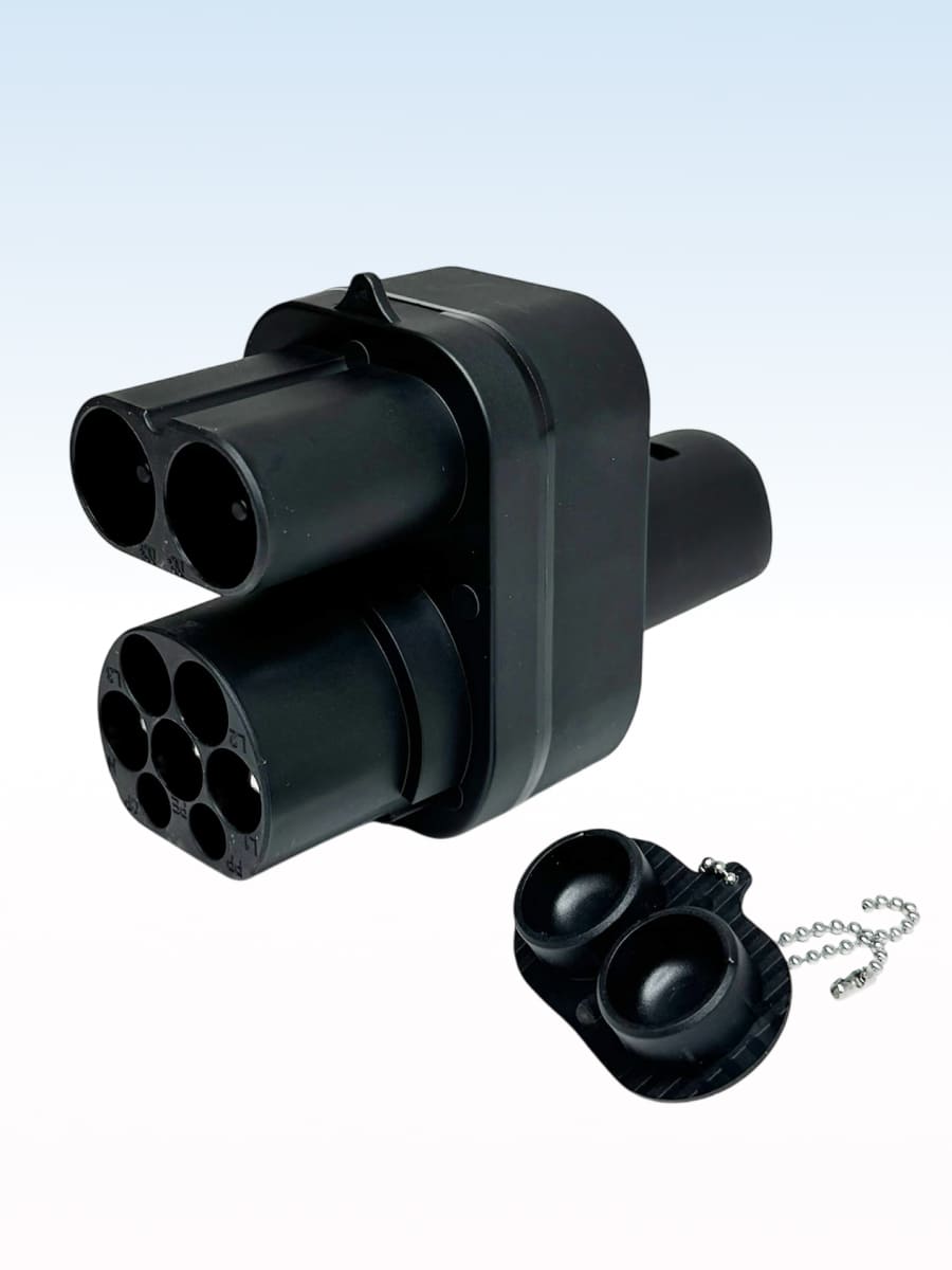 Переходник CCS COMBO2+Type2 - Tesla NACS