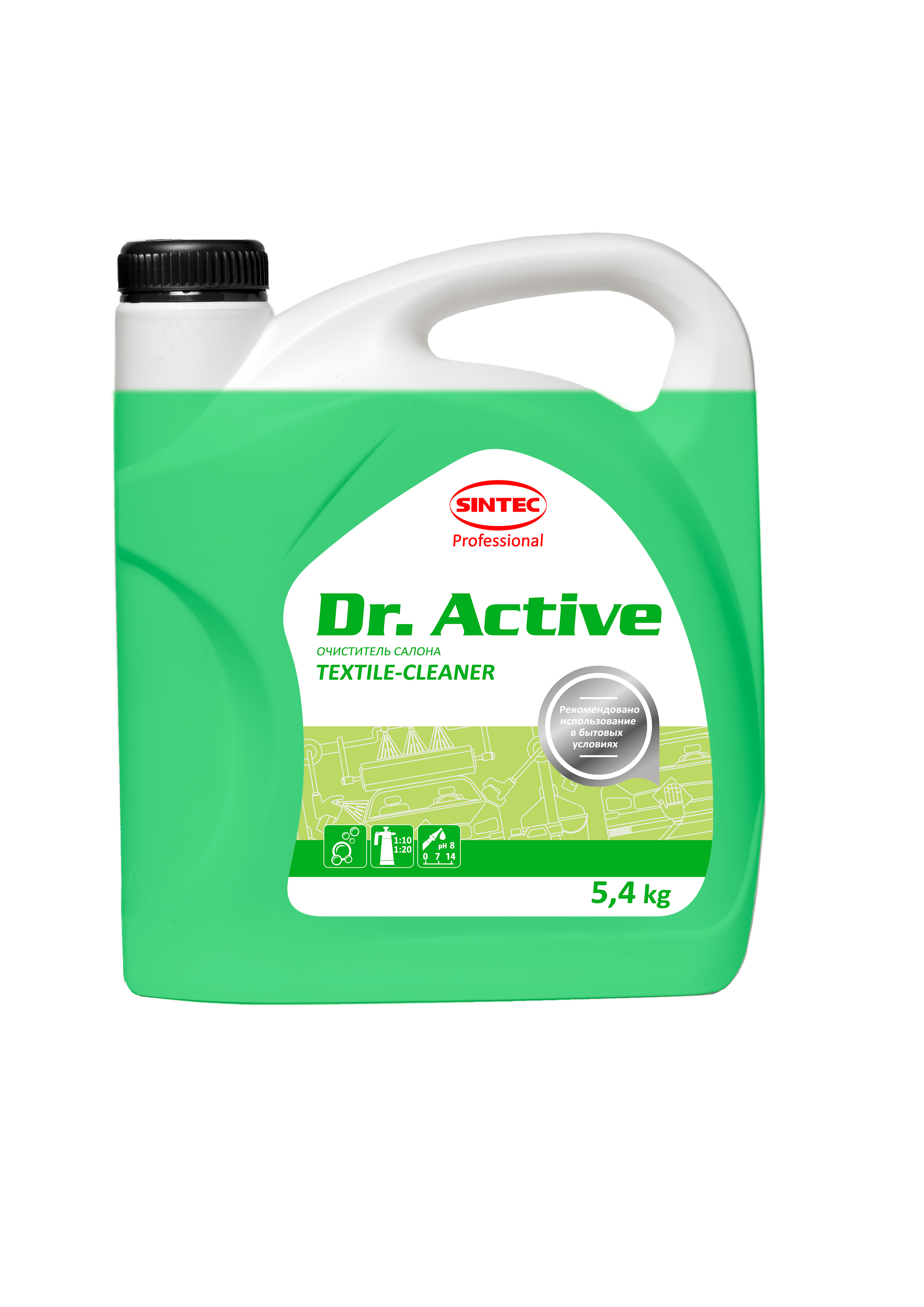 Очиститель салона автомобиля Sintec Dr. Active Textile-cleaner 1-5,4 кг