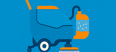 Принцип работы поломоечной машины