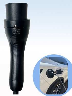 Портативное устройство для зарядки электромобиля GBT, 220В, 7 м (16A) с Wi-fi и дисплеем