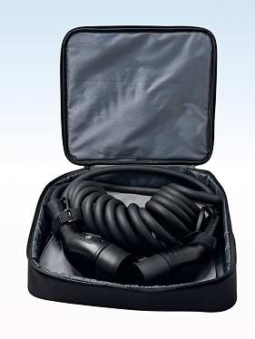 Зарядный кабель-спираль для зарядки электромобиля TYPE 2-TYPE 2 на 5 м и 22 кВт