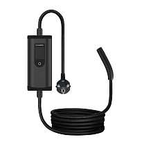 Портативное зарядное устройство электромобиля Tesla/NACS 220В, 7 м (16A) с Wi-fi и дисплеем