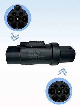 Переходник Type 2-GBT, 32А, на 7 кВт