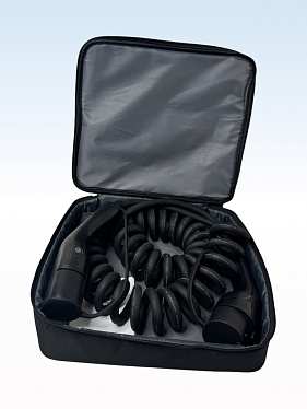 Зарядный кабель-спираль для электрокара TYPE 2-GBT на 7 м и 7 кВт