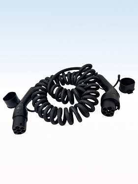 Зарядный кабель для зарядки электромобиля Type2-GBT на 5 м и 7 кВт