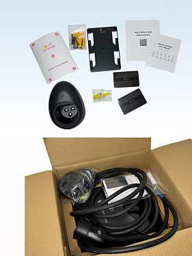 Станция зарядки для электромобиля TYPE-2, 6-32A, 7кВт с WI-FI