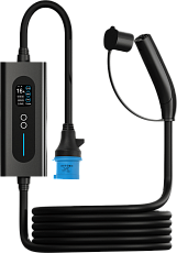 Портативное устройство для электромобиля NACS, 220В, 7 м, с WI-FI и дисплеем