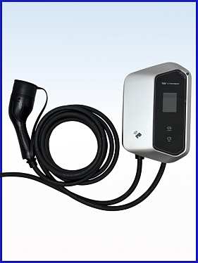 Зарядная станция для зарядки электромобиля Type 2, 6-32A, 7кВт