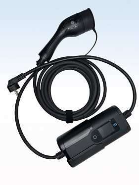 Портативное зарядное устройство для зарядки электромобиля TYPE 2, 220В, 5 м