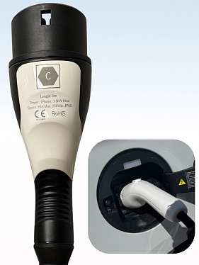 Портативное зарядное устройство для электромобиля TYPE 2, 220В, 5 метров