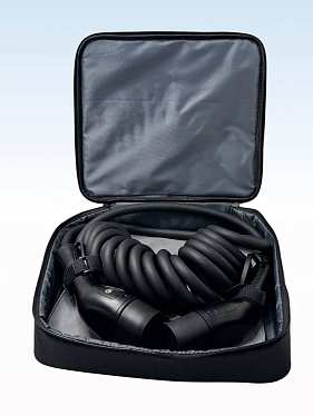 Зарядный кабель-спираль для зарядки электромобиля TYPE 2-TYPE 2 на 7 м и 22 кВт (трехфазный)