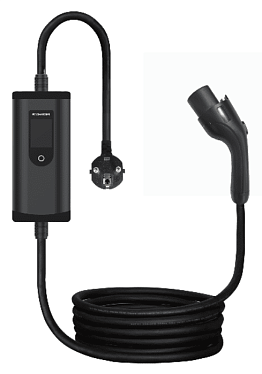 Портативное устройство для зарядки электромобиля GBT, 220В, 7 м (16A) с Wi-fi и дисплеем