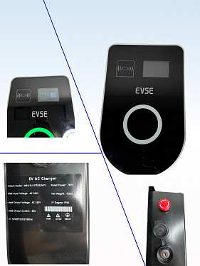 Зарядная станция для электромобиля Type 2, 6-32A, 7кВт