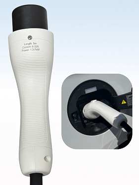 Зарядная станция для электромобиля GBT, 6-32A, 7кВт Зарядная станция для электромобиля GBT, 6-32A, 7кВт