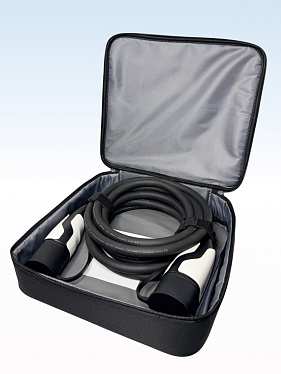 Зарядный кабель для зарядки электромобиля TYPE 2-TYPE 2 на 5 м и 22 кВт