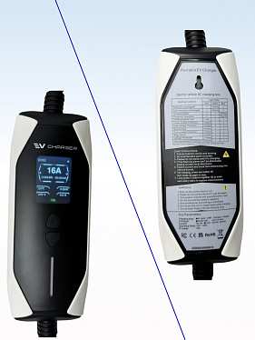 Портативное зарядное устройство для электромобиля TYPE 2, 220В, 5 метров