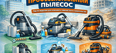 Профессиональные пылесосы для бизнеса: выбираем лучший аппарат для клининга, химчистки и автомоек