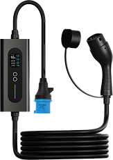 Портативное зарядное устройство для электромобиля TYPE 2, 220В, 7 м, с дисплеем и Wi-fi