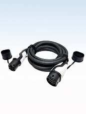 Зарядный кабель для зарядки электромобиля TYPE 2-TYPE 2 на 7 м и 22 кВт