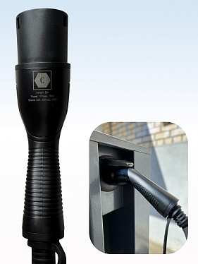 Зарядный кабель для зарядки электромобиля Type2-GBT на 5 м и 7 кВт