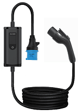 Портативное устройство для зарядки электромобиля GBT, 220В, 5 м, с дисплеем