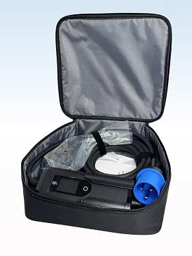 Портативное устройство для зарядки электромобиля GBT, 220В, 7 м (16A) с Wi-fi и дисплеем