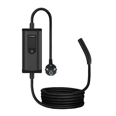 Портативное зарядное устройство электромобиля Tesla/NACS 220В, 7 м (16A) с Wi-fi и дисплеем