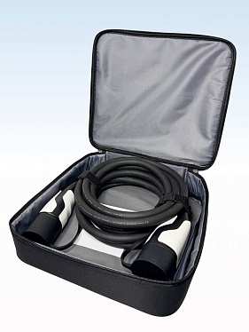 Зарядный кабель для зарядки электромобиля TYPE 2-TYPE 2 на 7 м и 22 кВт