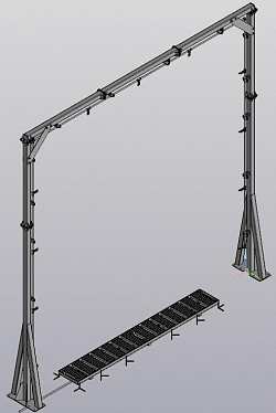Станция наружного обмыва автотранспорта