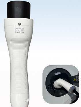 Кабель для зарядки электромобиля TYPE 2-GBT на 7 м и 7 кВт