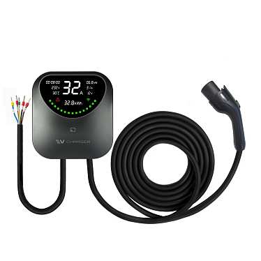Станция зарядки для электромобиля GBT, 6-32A, 7кВт с WI-FI Станция зарядки для электромобиля GBT, 6-32A, 7кВт с WI-FI