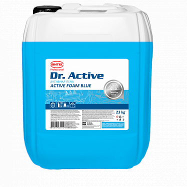 Автошампунь Sintec Dr. Active Active Foam Blue 23 кг (цветная пена)